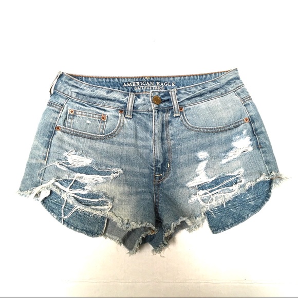 American Eagle Outfitters Pants - American Eagle Hi-Rise Festival jeans shorts 6